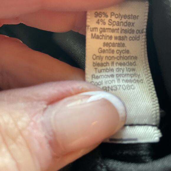 Cato Est. 1946 Black Long Sleeve Belted Mid Length Dress Plus 18W - Picture 5 of 6